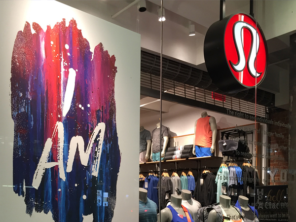 Lululemon brand experience design, community-driven creative strategy